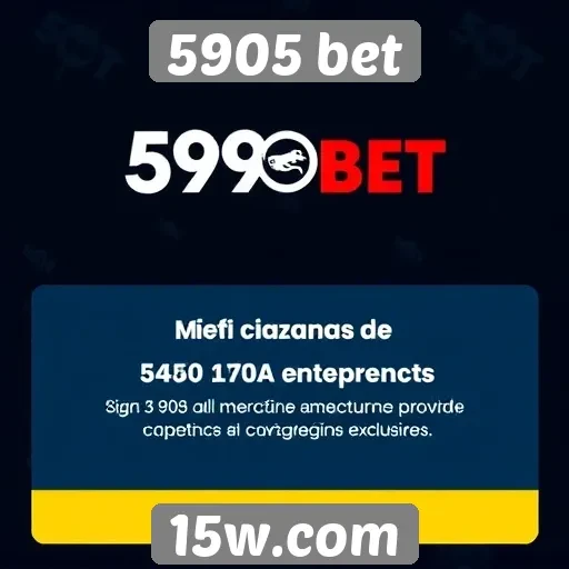 Ofertas de bônus e promoções na 5905 bet